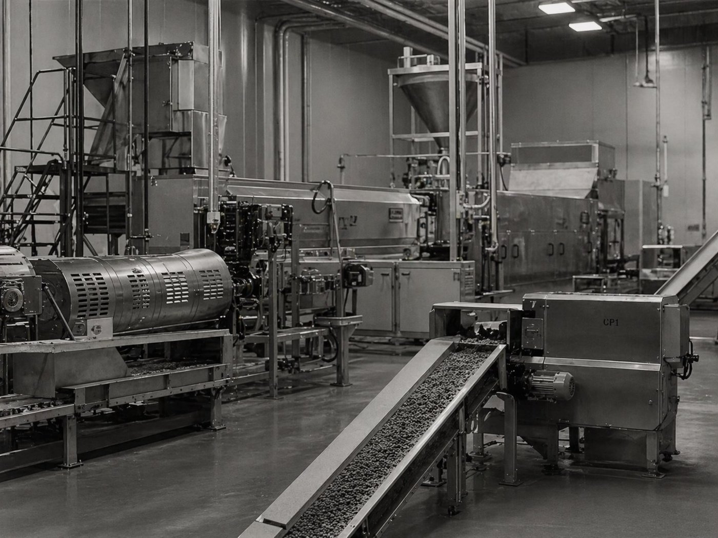 Fábrica industrial fria